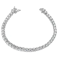 Fashion Silver Cubic Zirconia Tennis Bracelet