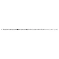 Sterling Silver Cubic Zirconia Evil Eye Bracelet
