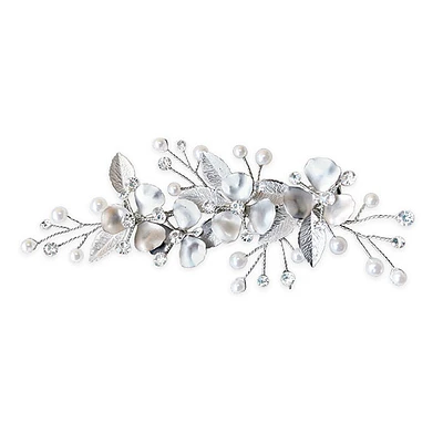 Silver Flower Hair Clip 137585