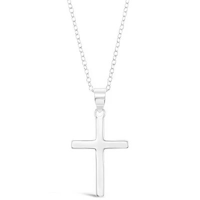 Sterling Silver Cross Necklace 146454
