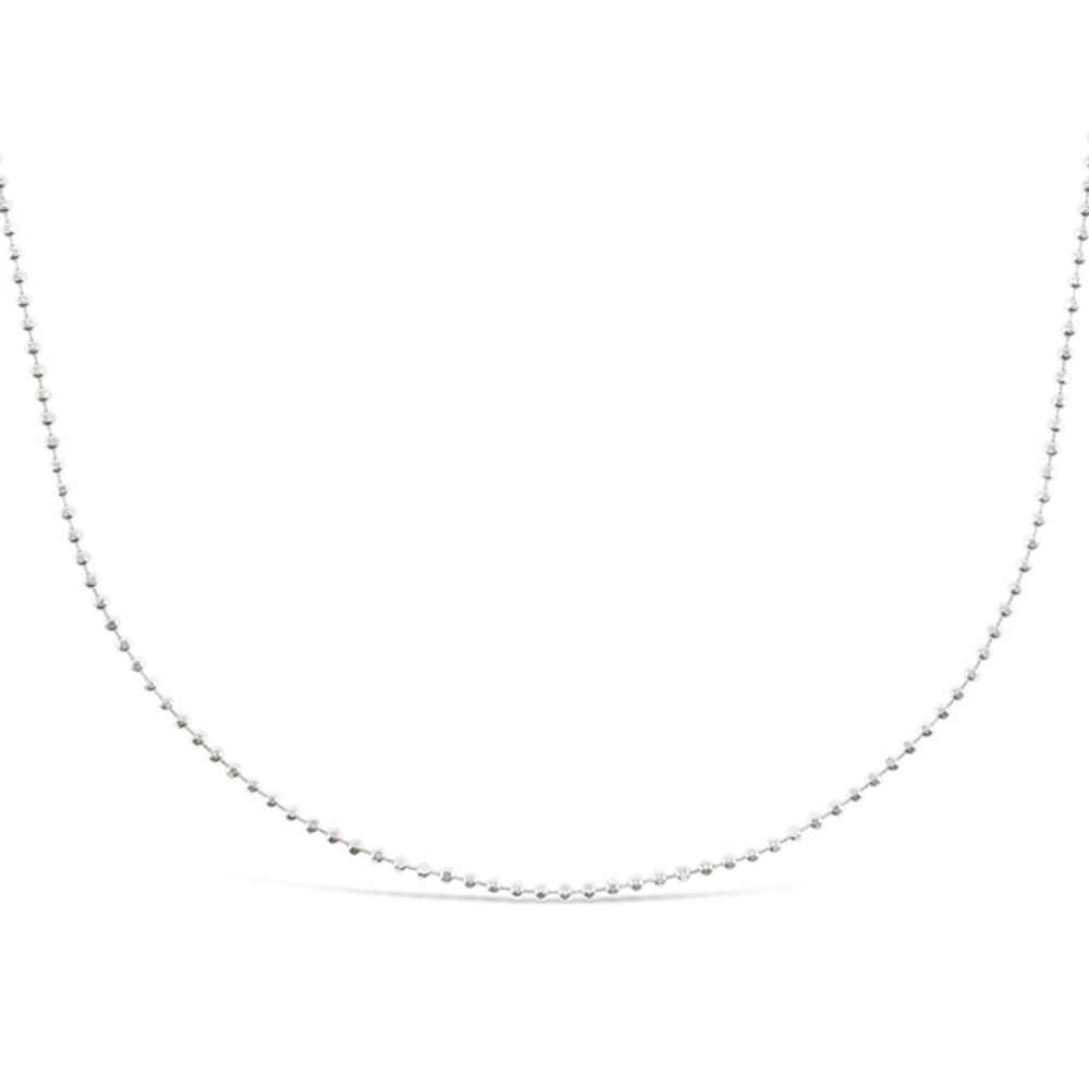 Sterling Silver Bead Chain 110910
