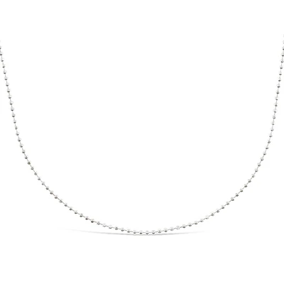 Sterling Silver Bead Chain 110910