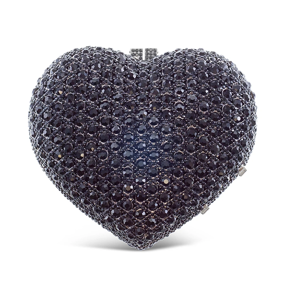 Crystal Heart Handbag Clutch 151723
