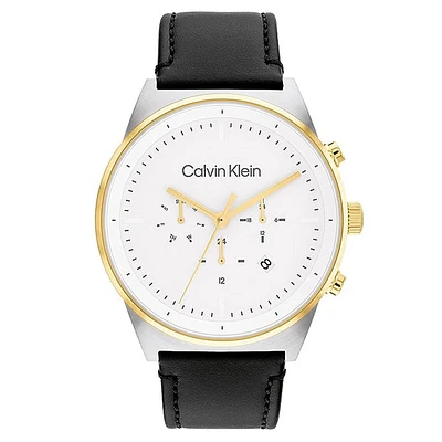 Calvin Klein Chronograph Leather Watch
