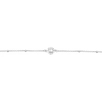 Sterling Silver Cubic Zirconia Anklet 145110
