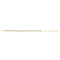 Bridal Gold Cubic Zirconia Bracelet 142897