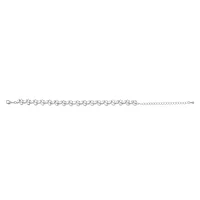 Bridal Silver Cubic Zirconia Bracelet 142899