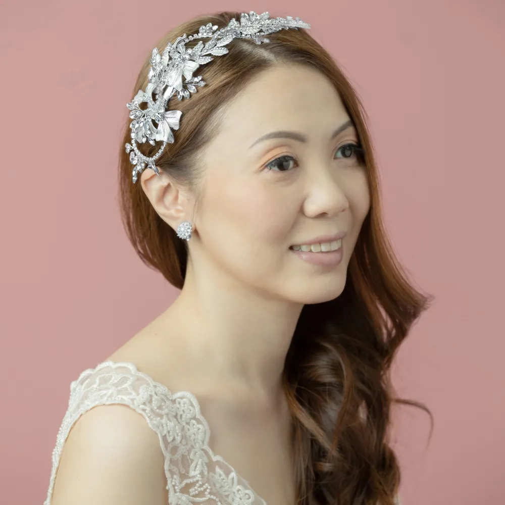 Bridal Silver Hair Clip 142070