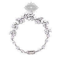 Bridal Silver Cubic Zirconia Bracelet 126692