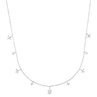 Sterling Silver Cubic Zirconia Necklace 152232