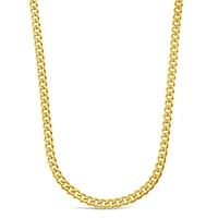 Stainless Steel Cuban Link 5mm Gold Necklace