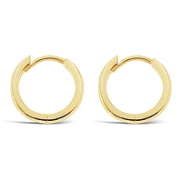 Gold Plated Sterling Silver Huggie Earrings 146428