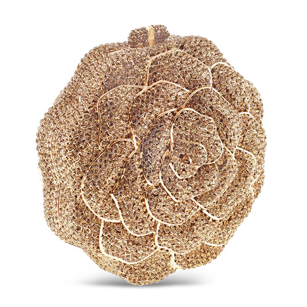 Crystal Rose Handbag Clutch