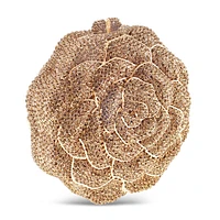 Crystal Rose Handbag Clutch