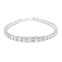 Sterling Silver Cubic Zirconia Tennis Bracelet