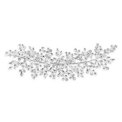 Bridal Silver Teardrop Headband 146361