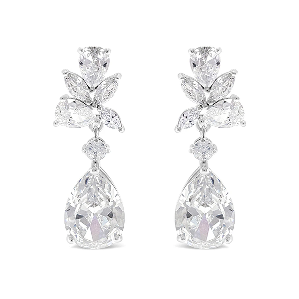 Silver Cubic Zirconia Earrings 137415