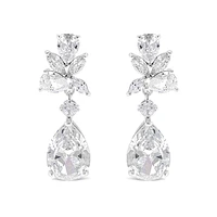 Silver Cubic Zirconia Earrings 137415