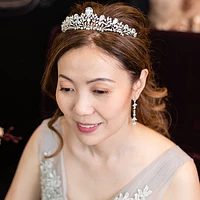 Bridal Silver Cubic Zirconia Tiara 145829