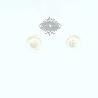 10k Yellow Gold Cubic Zirconia Studs Earrings 153718