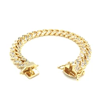 Fashion Cubic Zirconia Cuban Link 7" Inches Bracelet