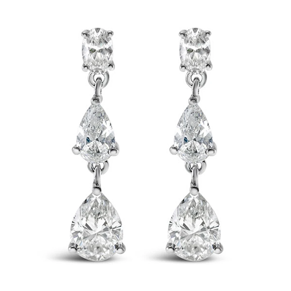 Sterling Silver Cubic Zirconia Earrings 145743