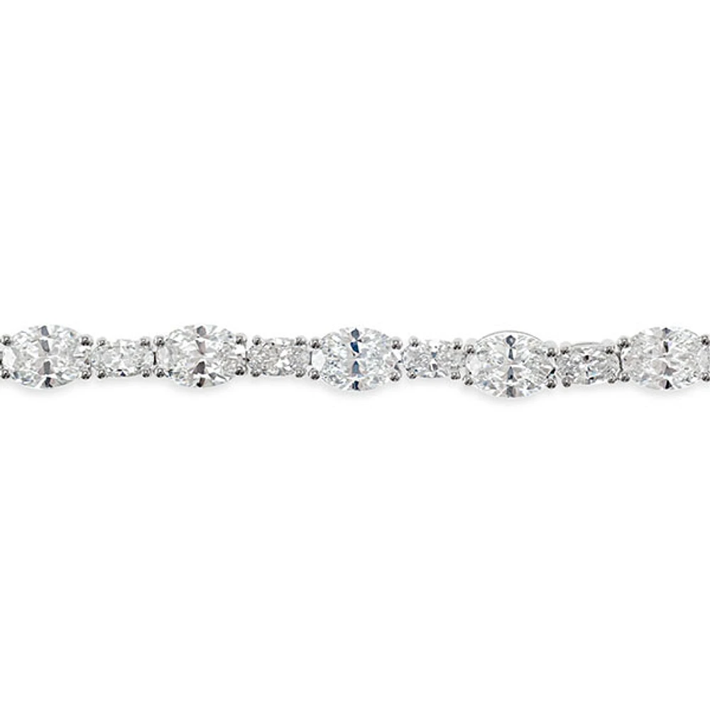 Sterling Silver Cubic Zirconia Tennis Bracelet 144940