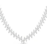Bridal Silver  Cubic Zirconia Necklace  149296