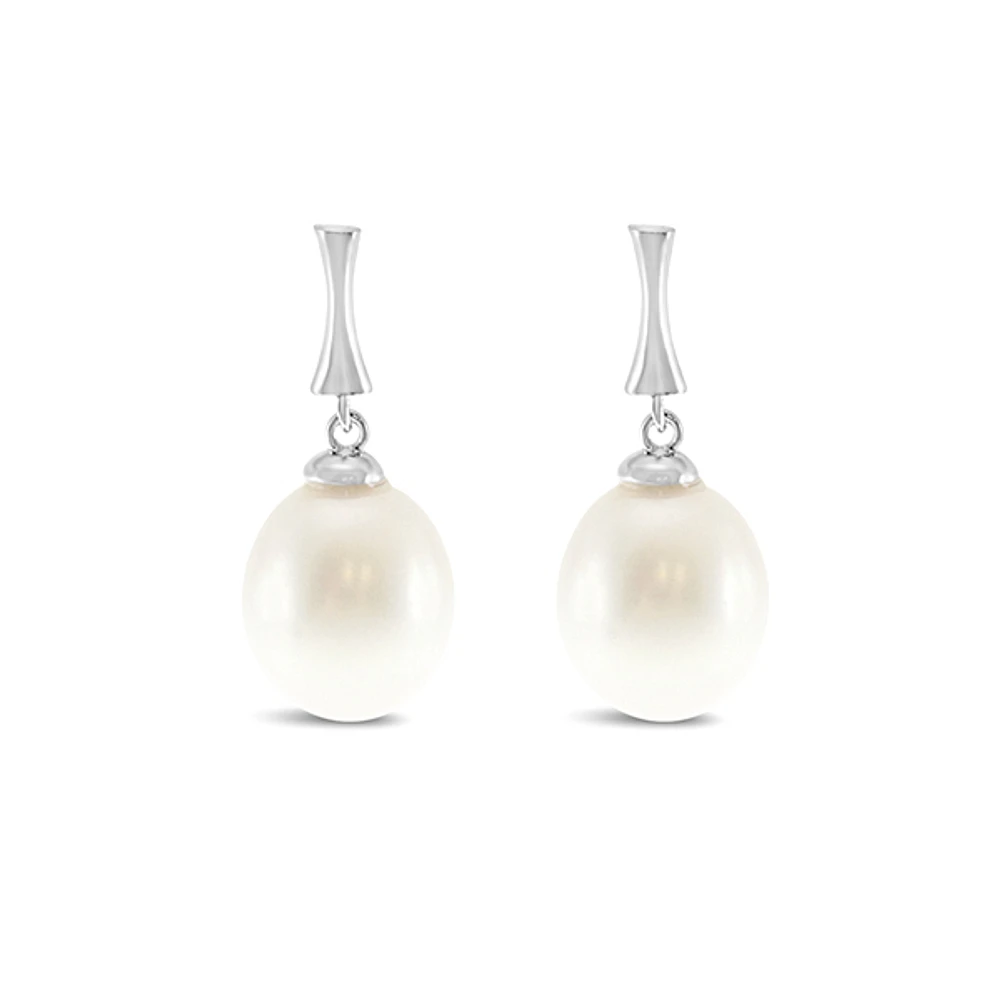 Sterling Silver Pearl Earrings 152282