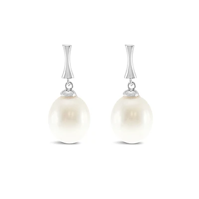 Sterling Silver Pearl Earrings 152282