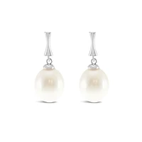 Sterling Silver Pearl Earrings 152282