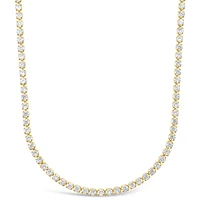 Fashion Cubic Zirconia Gold Tennis 12" Choker 143265