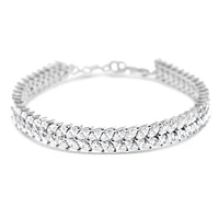 Sterling Silver Cubic Zirconia Tennis Bracelet 144939