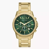 Armani Exchange Chronograph Gold-Tone Stainless Steel Watch 151899