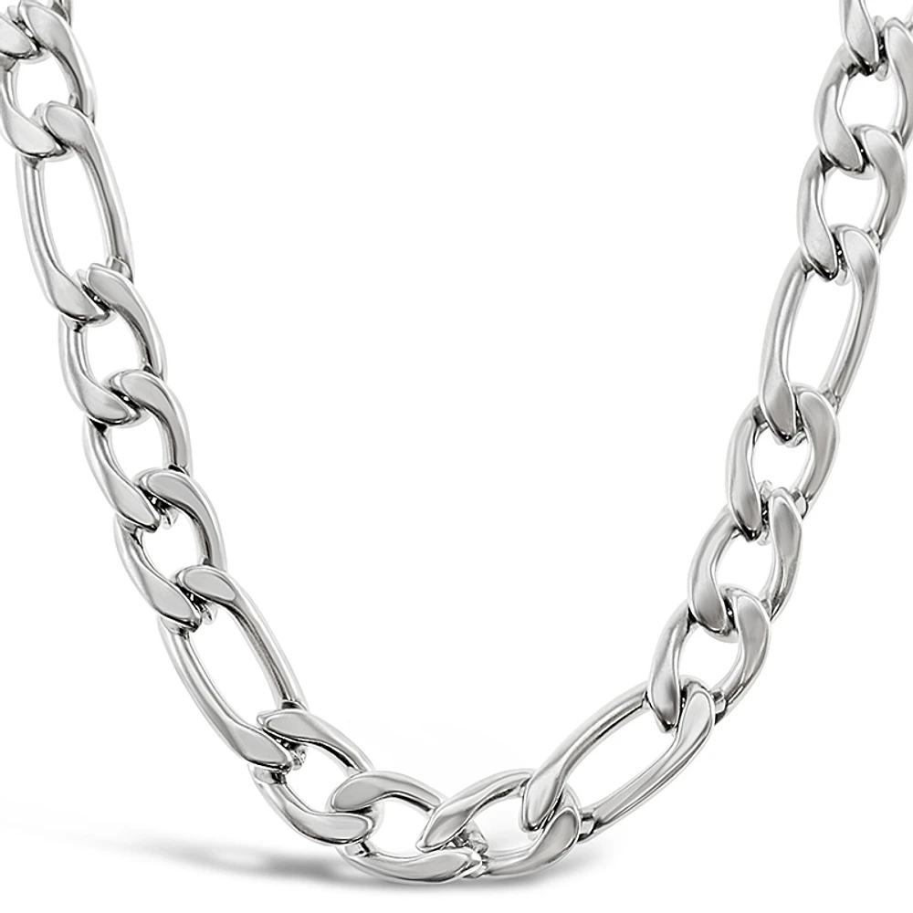 Stainless Steel Silver Figaro 5mm Chain 141480