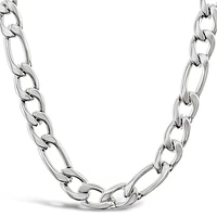 Stainless Steel Silver Figaro 5mm Chain 141480