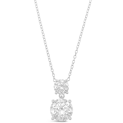 Sterling Silver Cubic Zirconia Necklace 152730