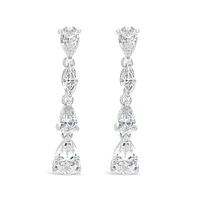 Sterling Silver Cubic Zirconia Earrings 151259