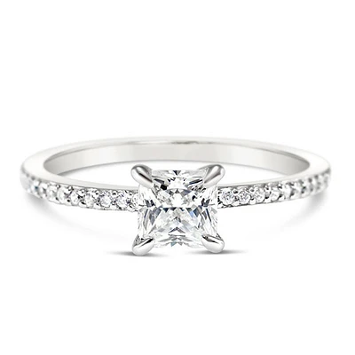 Sterling Silver Cubic Zirconia Ring