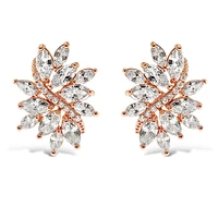 Rose Gold Cubic Zirconia Stud Earrings 142890