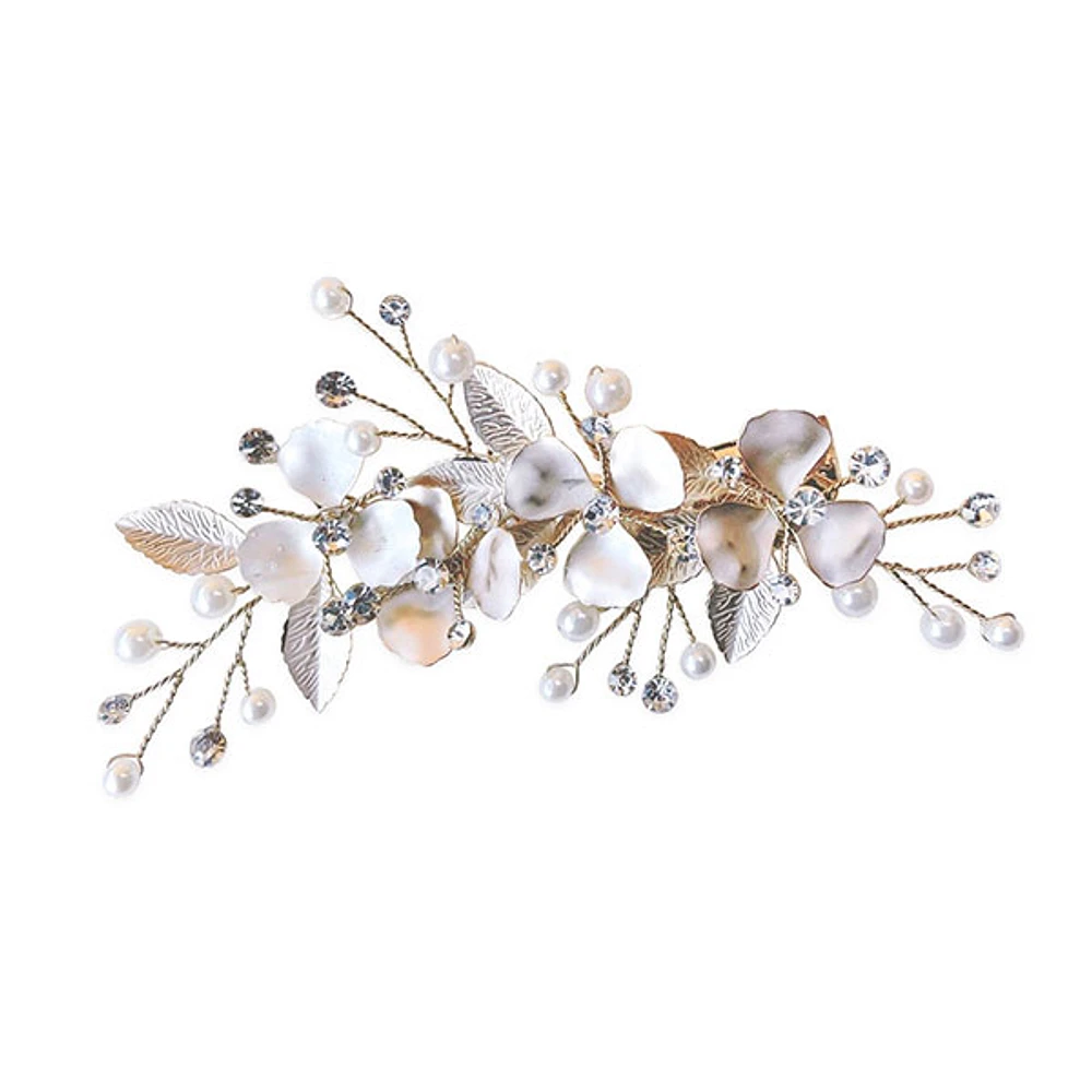 Gold Flower Hair Clip 137586