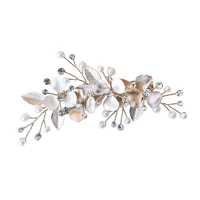 Gold Flower Hair Clip 137586