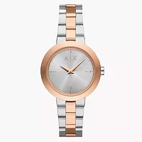 Armani Exchange Two-Hand Two-Tone Stainless Steel Watch