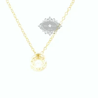 10k Yellow Gold Cubic Zirconia Pendant 153728