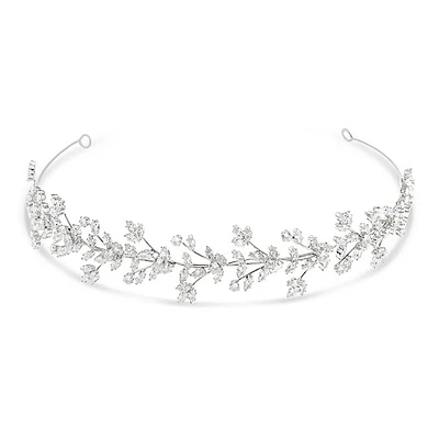 Bridal Silver Cubic Zirconia Headband 145822