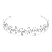 Bridal Silver Cubic Zirconia Headband 145822
