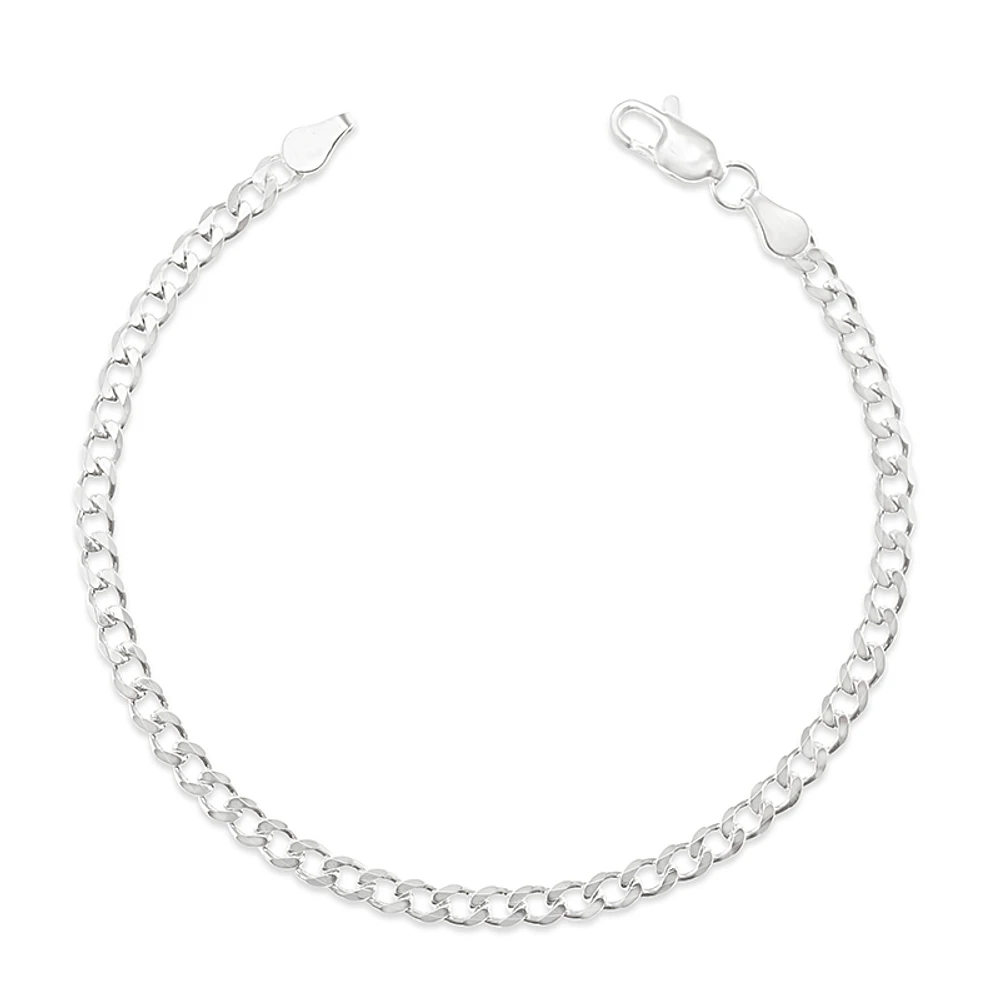 Sterling Silver 3.5mm Cuban Link 7.5" Bracelet 142963