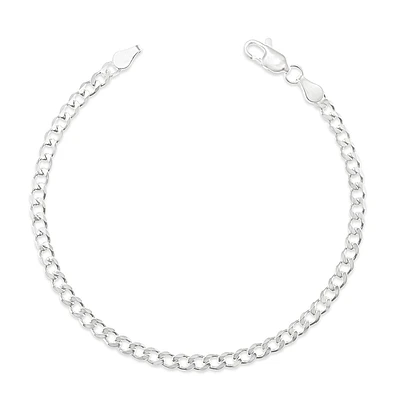 Sterling Silver 3.5mm Cuban Link 7.5" Bracelet 142963
