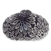 Crystal Flower Handbag Clutch 150209