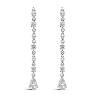 Sterling Silver Cubic Zirconia Earrings 145741